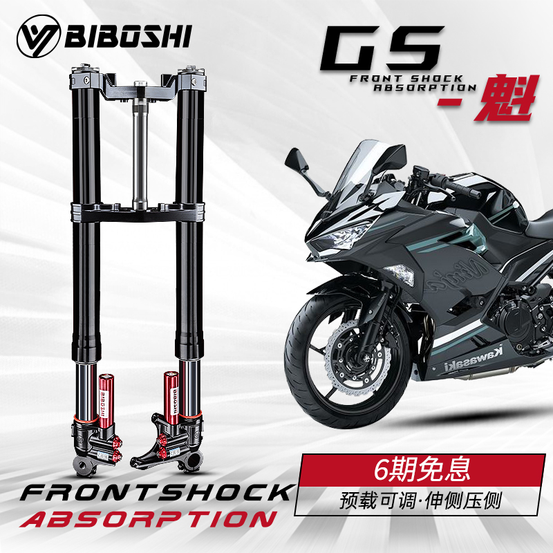 比博士倒置前减震ninja400前叉