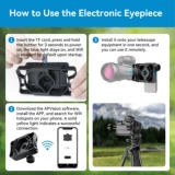Бинокль APEXEL 200 Вт, астрономический телескоп для наблюдения за птицами, микроскоп, HD Wi-Fi, уличная фотография, подключение электронного окуляра