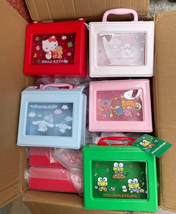 Kt大眼蛙双子星原包装 日版 品相亮面PU收纳盒生日礼物麦乐迪 包邮