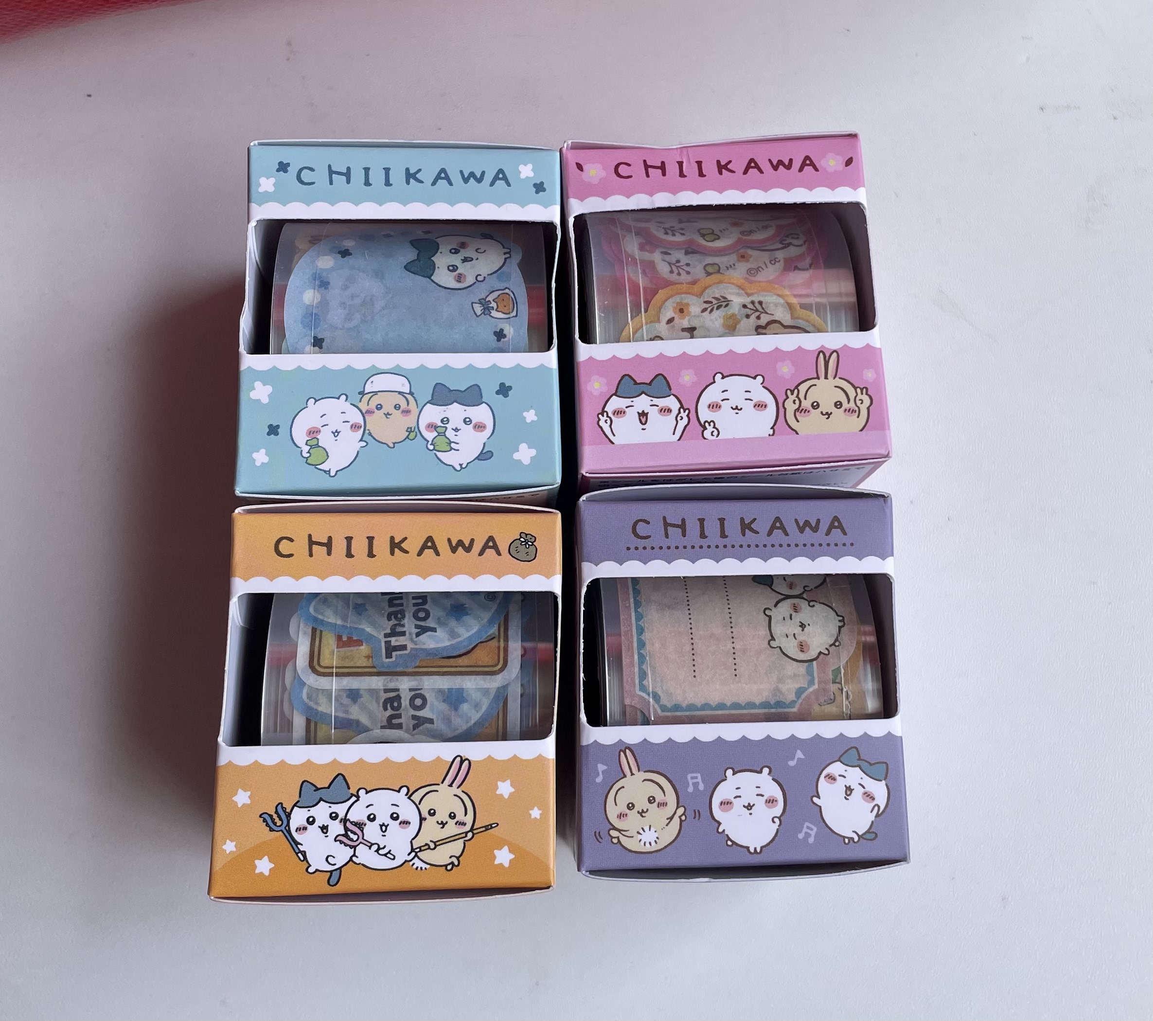 正版代购款Chiikawa吉伊小八乌萨奇自嘲熊纸胶纸分装手账装饰