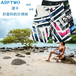 pants男士 海滩五分短裤 宽松速干沙滩裤 度假shorts 冲浪裤 Beach