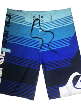 Quiksilver桃皮绒男士运动休闲五分短裤2025年夏季冲浪速干沙滩裤