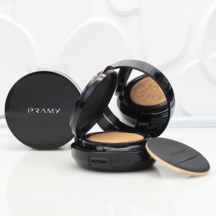 PRAMY柏瑞美蕾丝气垫bb霜粉饼持久遮瑕不脱妆保湿 滋润提亮肤色