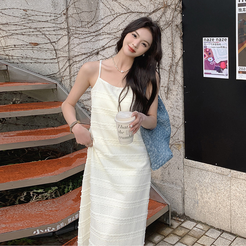 新品！气质百搭通勤重工吊带连衣裙150-X8259-P105-K158,女装连衣裙,浙宝007（原150)