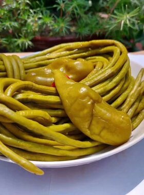 安徽安庆太湖县农家约酸豆角咸菜