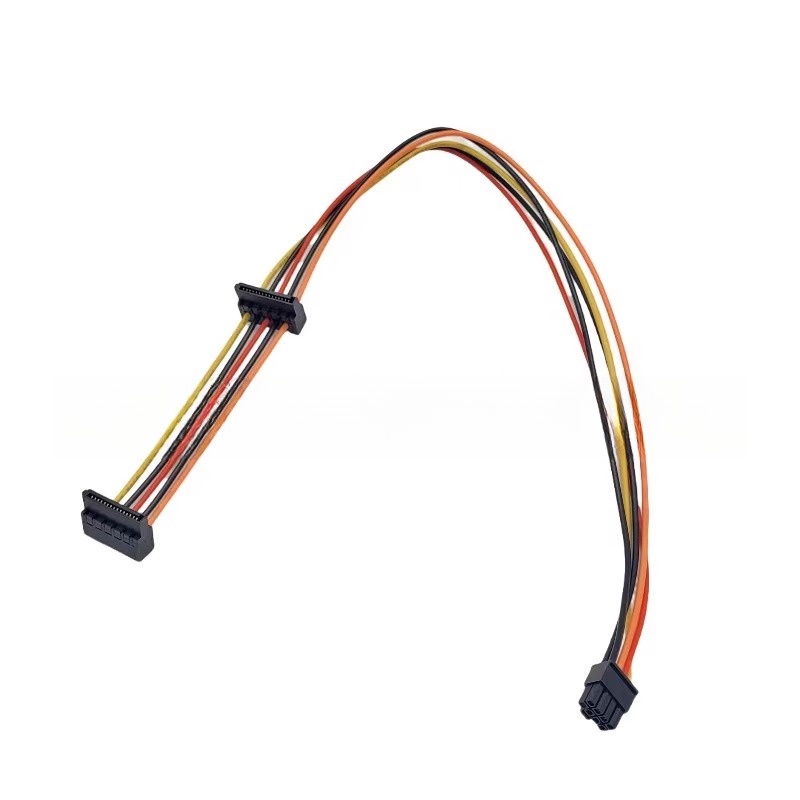 适用 戴尔DELL3040 5040 7040 MT硬盘光驱小8P SATA电源线 7G26H