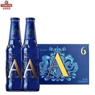 青岛啤酒奥古特A6全麦啤酒258ml*24瓶新品整箱装口感香浓醇厚经典
