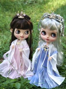 【在售】『流萤汉服』套装 手作Blythe娃衣 ob24娃衣古风套装