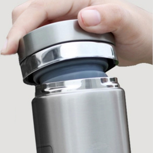 清水保温杯大容量男女士泡茶真空不锈钢水杯定制办公杯6122杯盖子