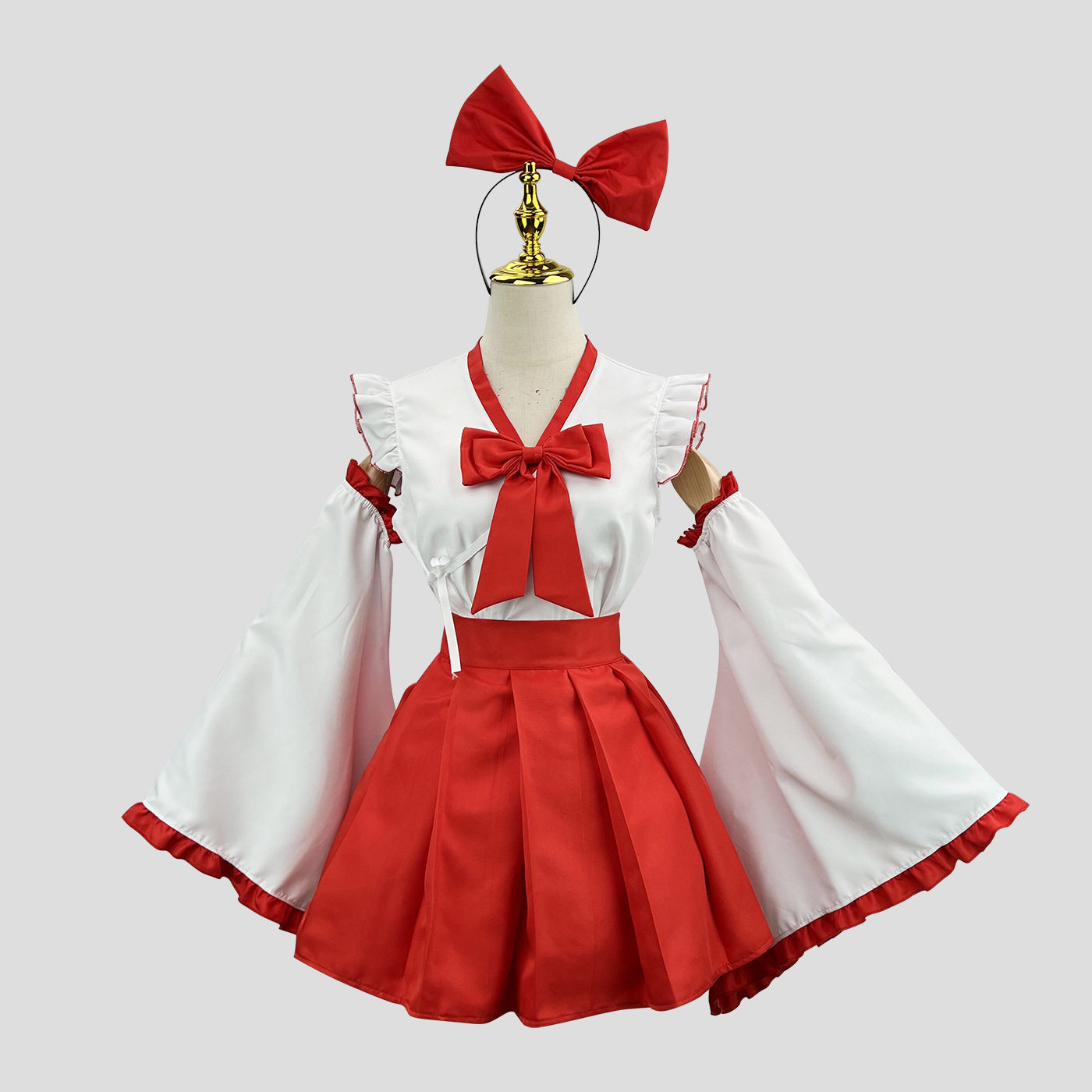 原创新款 日系宅舞巫女服 COSPLAY演出服 大码巫女服 万圣节