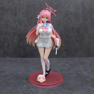 跨境浦和花子校服背枪制服手办美少女换脸可爱动漫二次元游戏模型