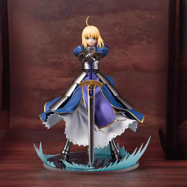 跨境 命运之夜 Fate 骑士王塞巴 saber 黄金剑 石中剑 手办 摆件