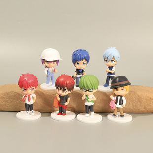 跨境7款黑子篮球手办 动漫休闲款黑子哲也火神大我黄濑凉太真太郎