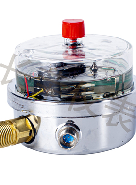 YXC100抗震电接点压力表25MPa耐震电极点带油真空24V荣华仪表包邮