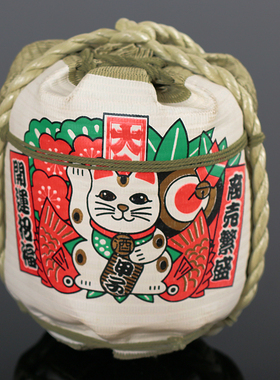 日式酒樽寿司料理店摆设品装饰