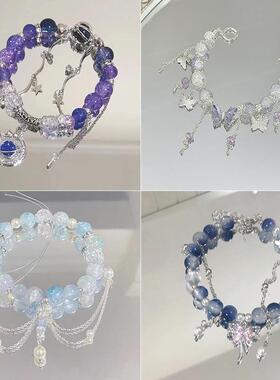 小红书同款爆裂碎花蝴蝶手串女新中式超仙蝴蝶手饰送闺蜜生日礼物