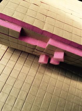 双面背胶红色海绵珍珠棉垫 台挂历层层贴年画垫片 厚度颜色可定