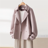 小个子简约休闲减龄时尚 新款 上衣 夹克外套女2025年春秋季 风衣短款