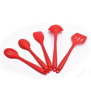 onsti silone cooking scoop spoon kitchen utensils set。