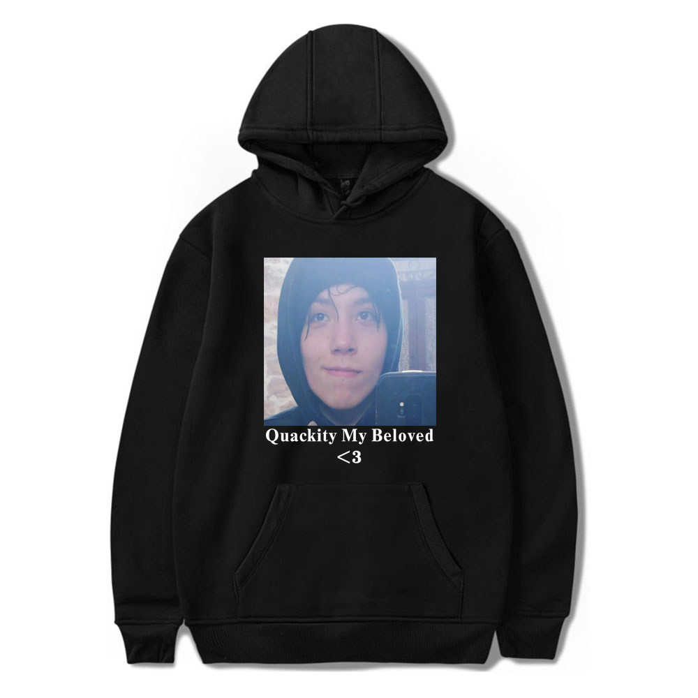 Quackity My Beloved Merch Hoodie Men and Women Harajuku