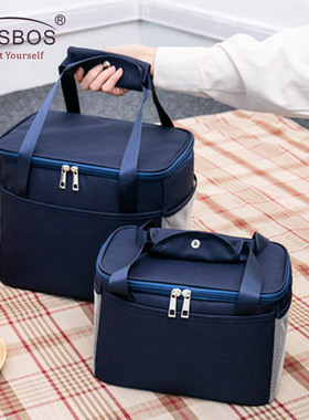 Aosbos large capacity Insulated Lunch Bag Thermal Tote Bags