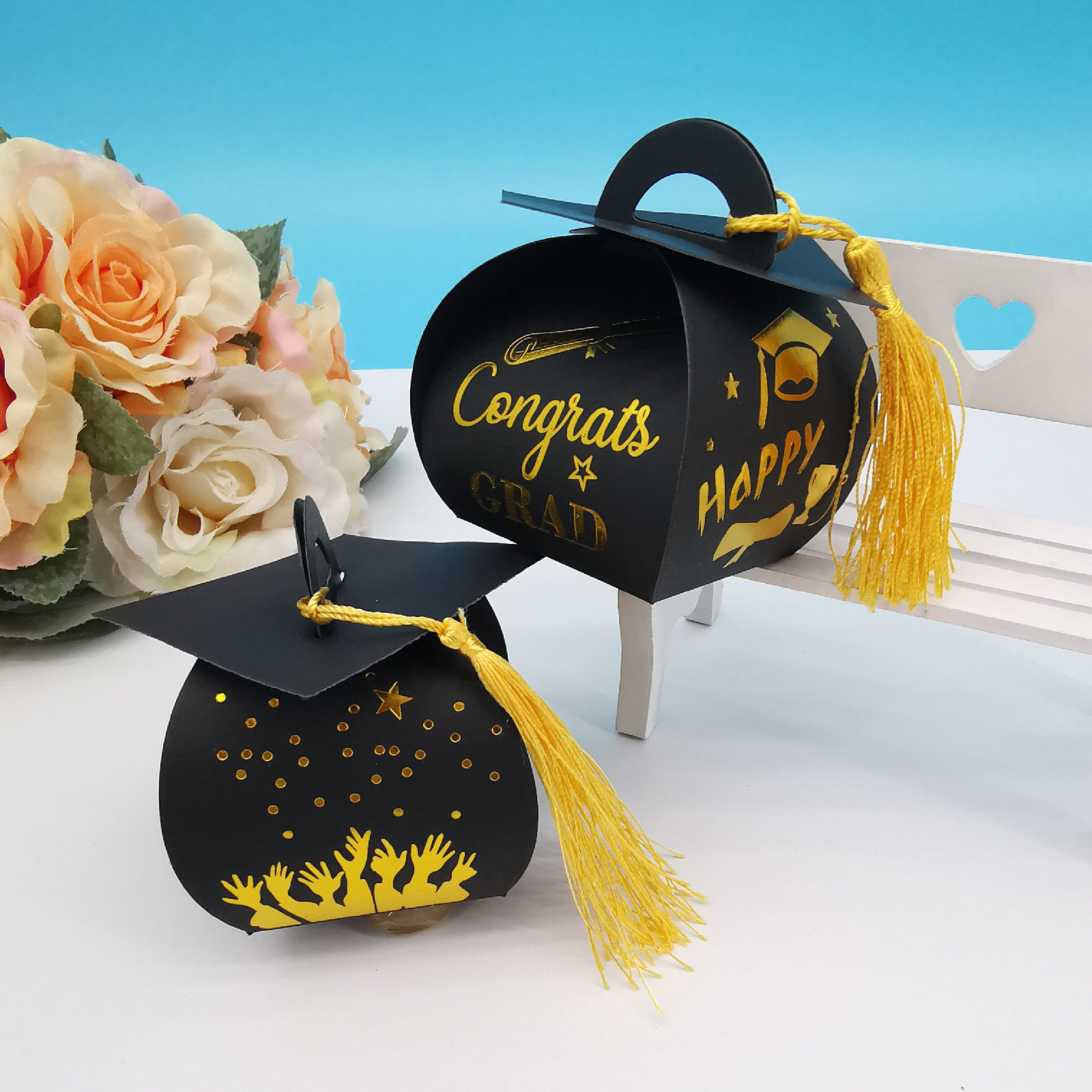 Creative Hat Graduation Gift Candy Box Packaging Decorations