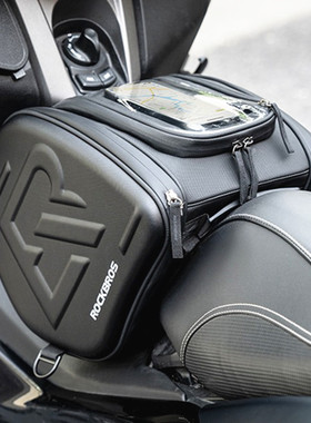 大容量踏板车油箱包前置物包弯梁摩托车三角包NMAX PCX 佛沙 XMAX