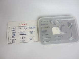 家用多功能缝纫机台产包边.拼接.宽卷边压脚(全套)CY-015