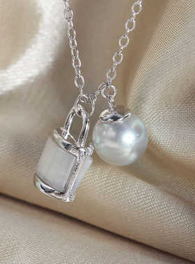 S925纯银时尚新款DIY小锁秤砣