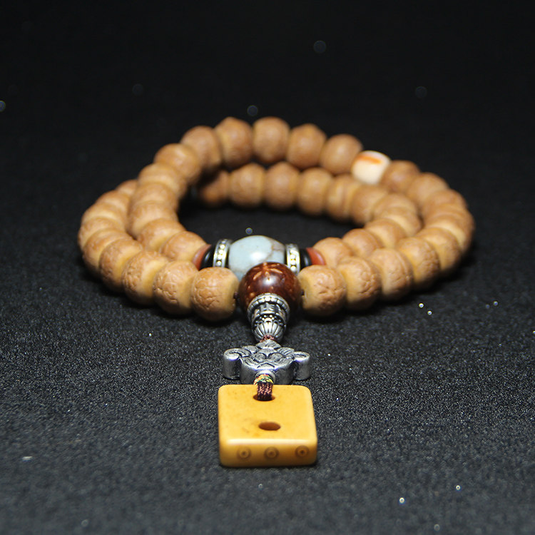 佛善居【正念】尼泊尔精品高密凤眼菩提子男士佛珠36/42颗手持串