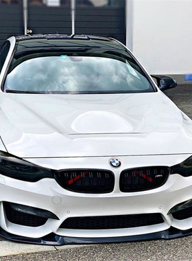 适用于宝马2系3系4系5系6系前杠碳纤维小风刀 M2M3M4M5碳纤维风刀