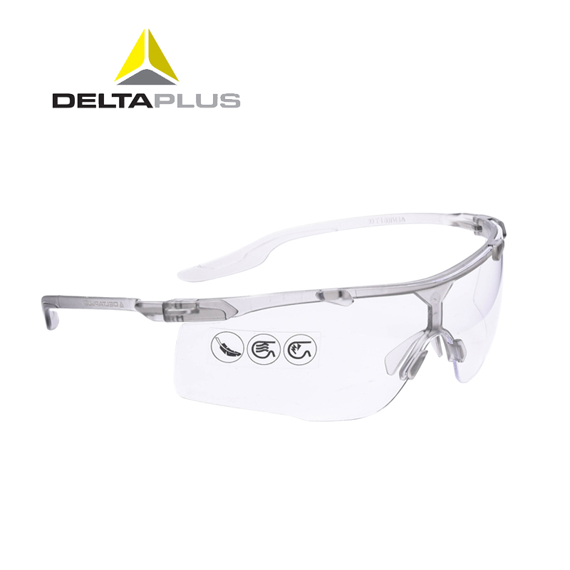 代尔塔安全防护眼镜 防护目镜 防雾防刮擦防静电防反光骑行眼镜