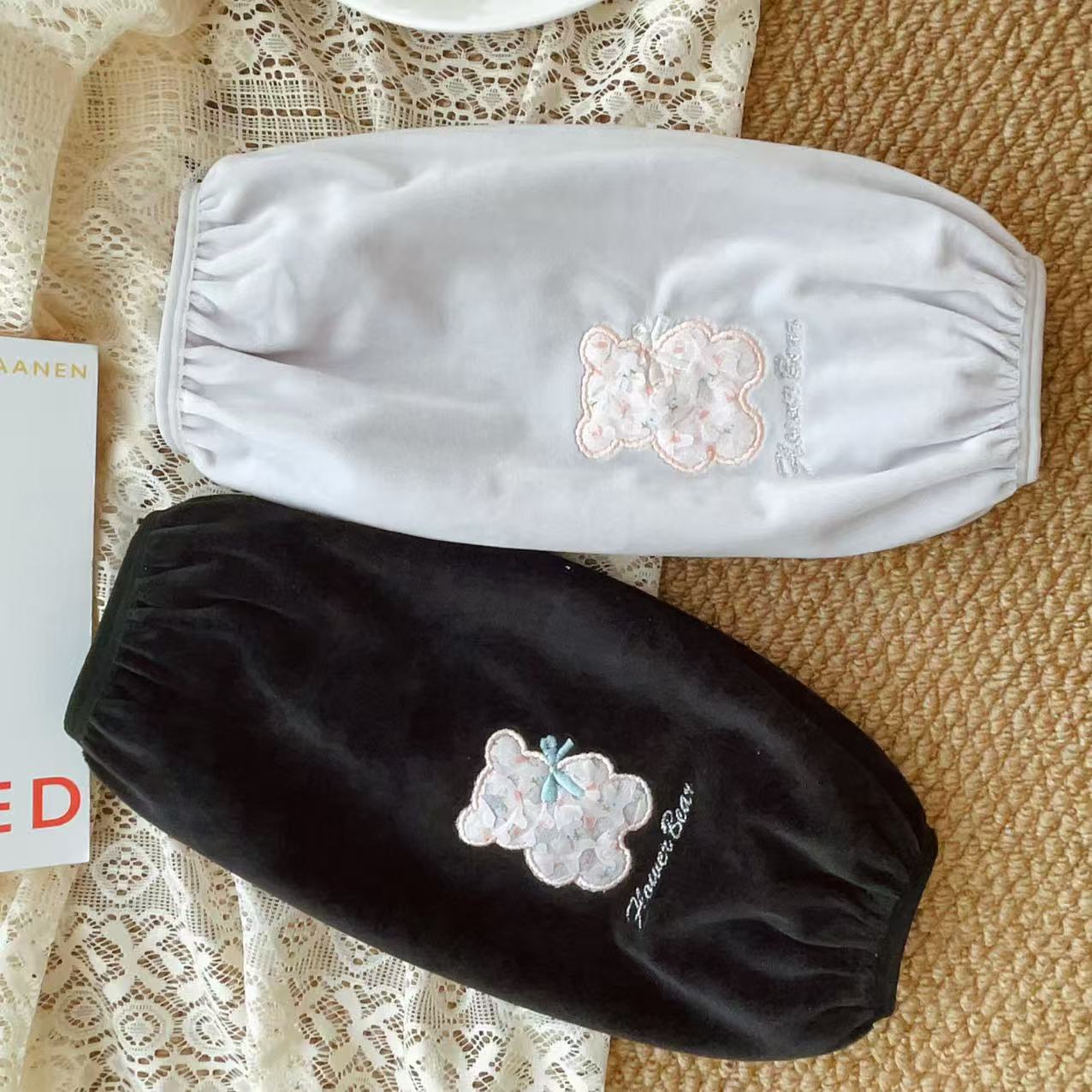 芭啦坊防污时尚护袖毛绒加长秋冬