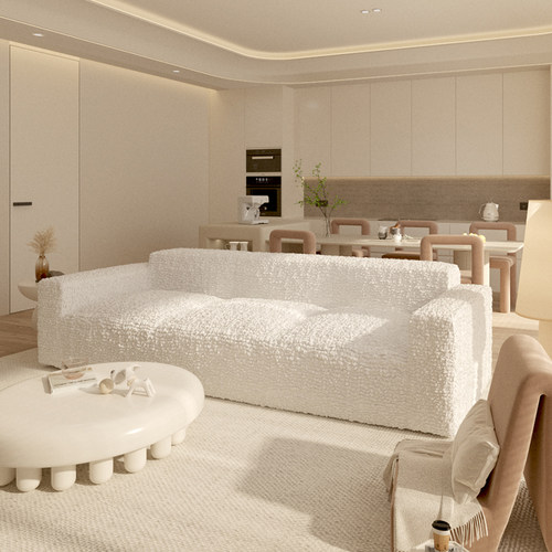 铂原治愈系弹力全包天然棉沙发套