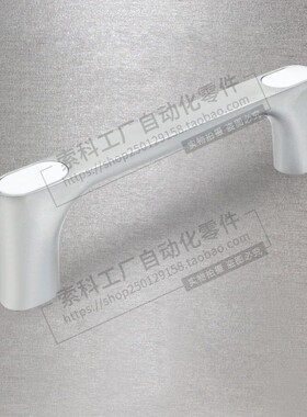 自动化柜门拉手XAB76-L100/L120/L150锌合金斜角带盖型方形拉手