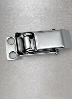 DK621-1工具箱搭扣304不锈钢扁嘴弹簧搭扣锁扣箱包挂锁卡扣鸭嘴扣