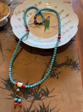 （暴力蓝）陶瓷暴力蓝项链蓝色