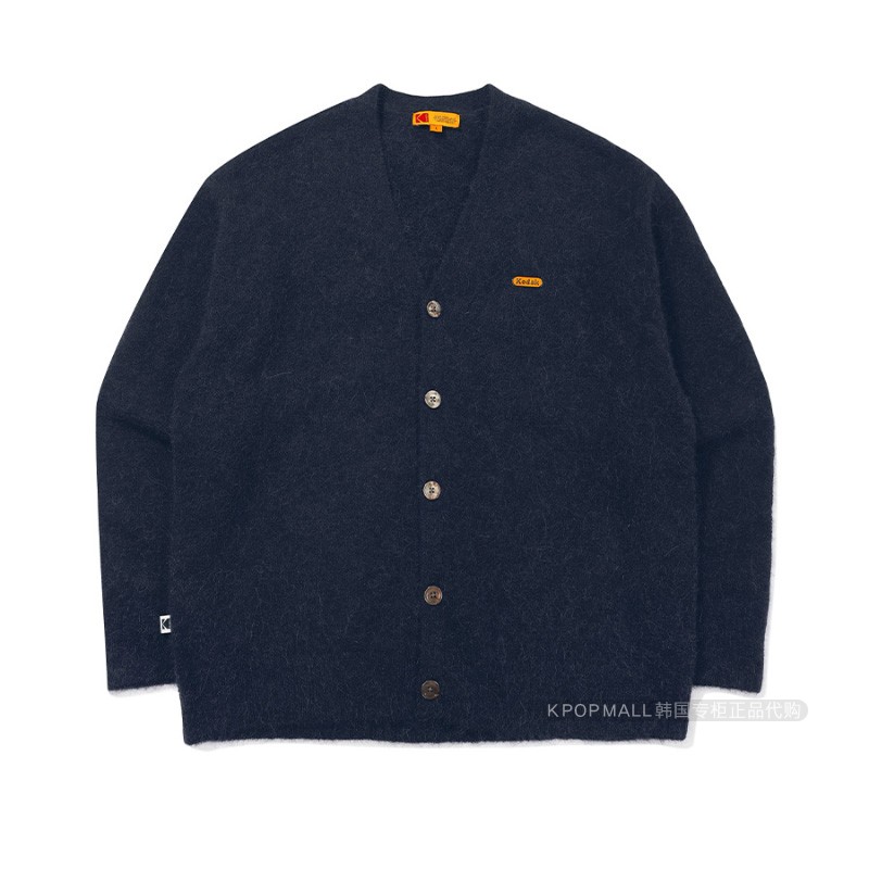 kodakV领羊绒针织开衫