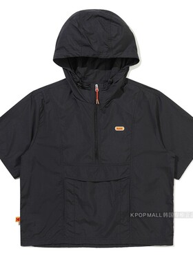 韩国代购 KODAK柯达26年连帽短袖T恤女轻薄户外运动短袖