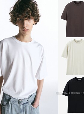 韩国正品代购 INSILENCE 24新男女同款简约Supima棉高级短袖T恤
