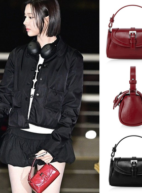 FINDKAPOOR韩国代购Hearts2Hearts志宇同款贝奇包 迷你两用斜挎包