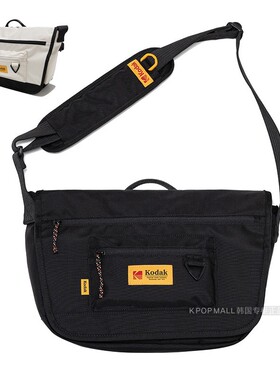 韩国正品代购 KODAK 2023新款男女同款彩色邮差包柯达标志休闲包