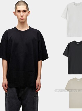 韩国正品代购 COOR 夏季男女同款 SUPIMA COTTON简约棉短袖T恤