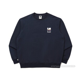 韩国代购直邮 柯达KODAK 圆领卫衣男套头休闲百搭小标刺绣上衣