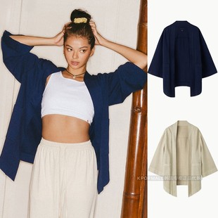 代购 Robe敞开式 BUDHI 女士瑜伽服Tada 放松型长袍 MUDRA 韩国正品