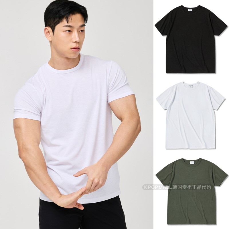 HUGVONE韩国正品代购 干爽肌肉T恤 男装健身服 透气速干 运动背心