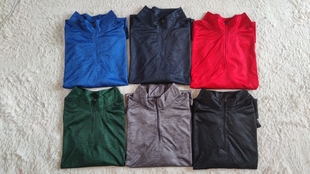 T恤立领速干宽松跑步健身大码 BSN sport男长袖