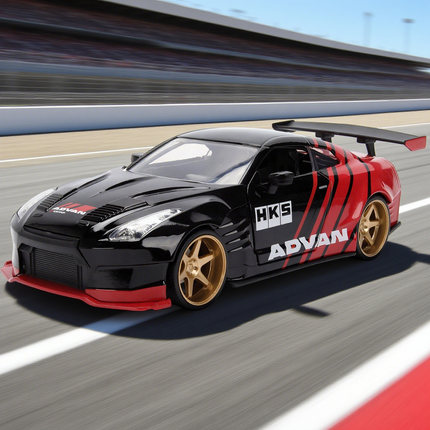 Jada正品JDM合金2009日产尼桑GTR (R35)车模模型 佳达1:24 收藏品