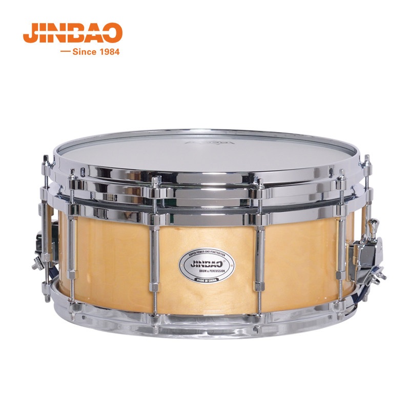 津宝牌 14英寸小军鼓10617木腔军鼓 压铸压圈 双层三层 6.5高腔