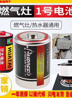 通用1号2号电池煤气燃气灶热水器一二大号CD型R20R14万用表仪器等